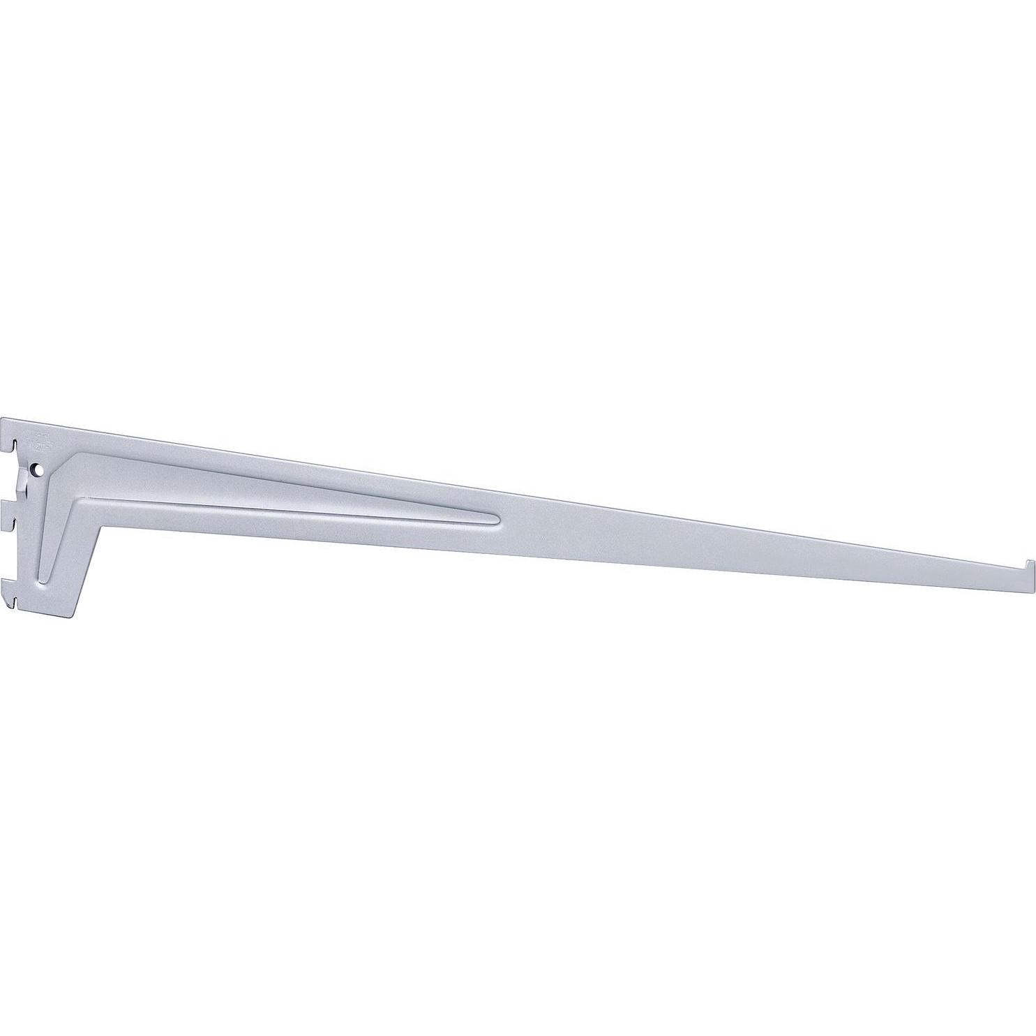 Element-System, Regalträger, Träger Einhängehaken Länge 100 mm für Wandregal Stahl weiss-alu