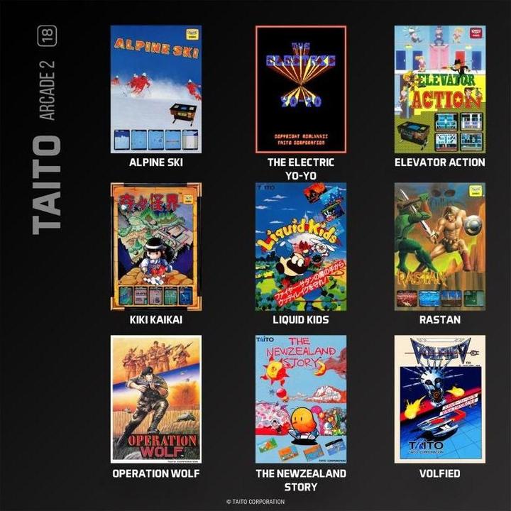 Actual product image Blaze Evercade Taito Arcade Collection 2 Cartridge (Evercade, DE, EN, FR, IT)