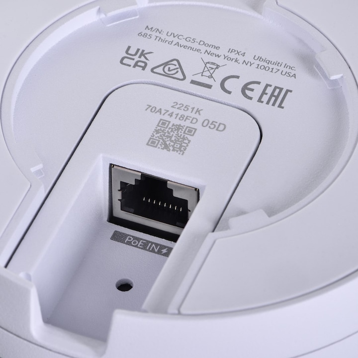 Productafbeelding Ubiquiti IP Cam UniFi plafondcamera UVC-G5-Dome (2688 x 1512 Pixels)