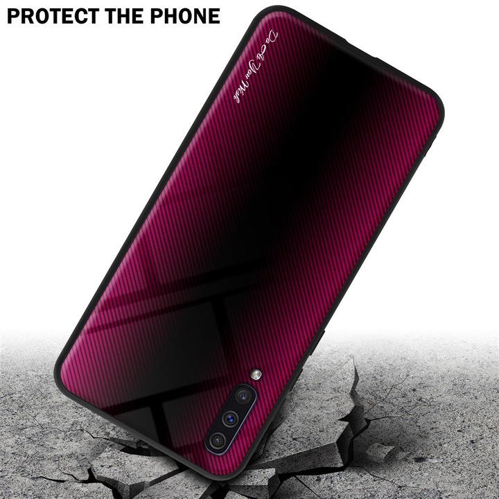 Productafbeelding Cadorabo TPU gestreepte glasplaat (Samsung Galaxy A50, Samsung Galaxy A30)