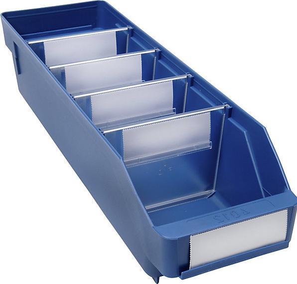 Actual product image kaiserkraft Shelf box made of high impact polypropylene
