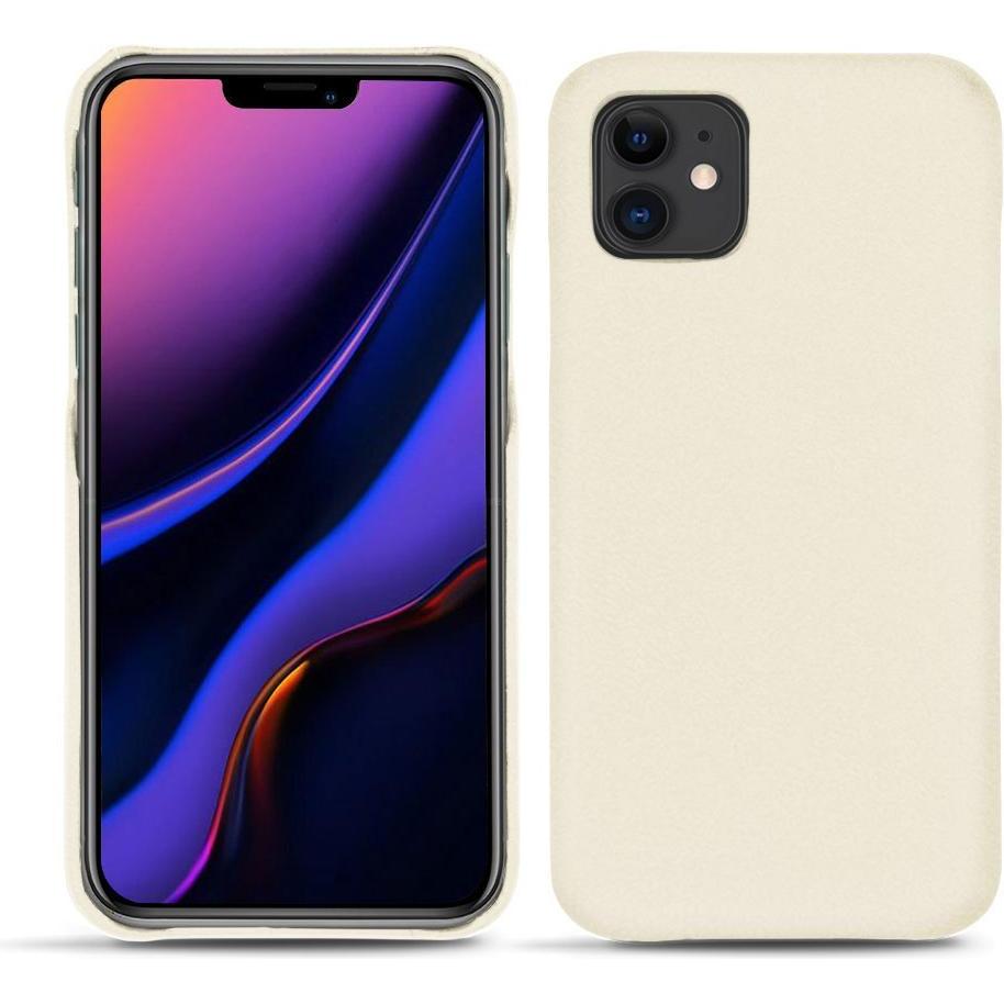 Noreve Lederschutzhülle (Apple iPhone 11), Smartphone Hülle, Weiss