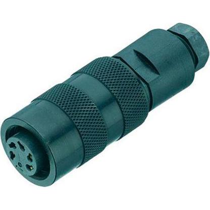 Schubiger Serie 723 6 pole M16 female connector, Elektronikkabel + Stecker