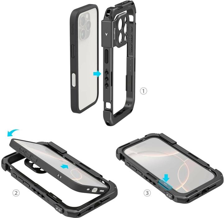 Immagine prodotto SmallRig 5008 Gabbia video per dispositivi mobili Basic Edition (Gabbietta)