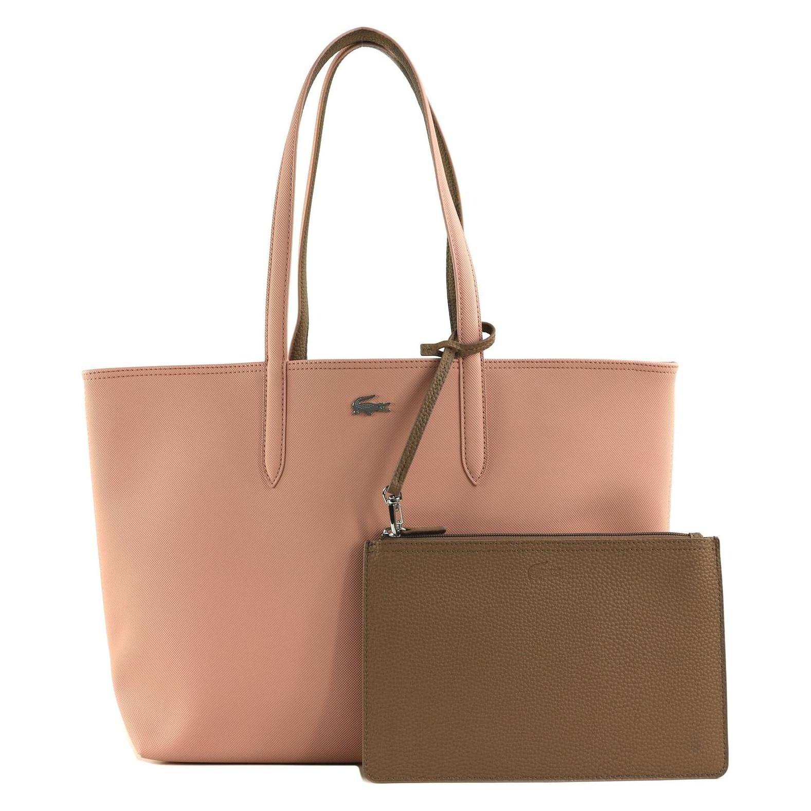 Lacoste, Damen, Tasche, Anna Shopping Bag, Rosa