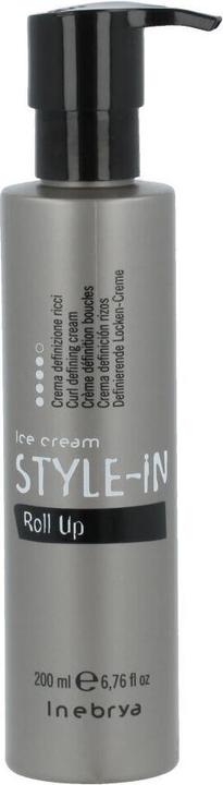 Produktbild Inebrya Style-In Roll Up Curl Defying Cream - Corrugated And Curly Hair Cream (200 ml, Flüssiges Shampoo)