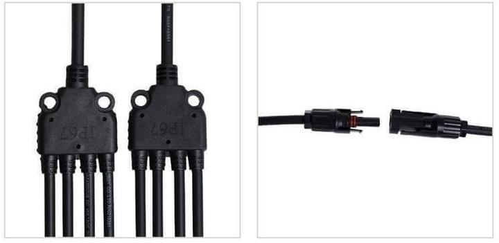 Produktbild Autosolar 4er-Verteiler-Set Module Connector 4. Generation () Solarstecker für Solarpanel IP67 Wasserdicht (Solarstecker)