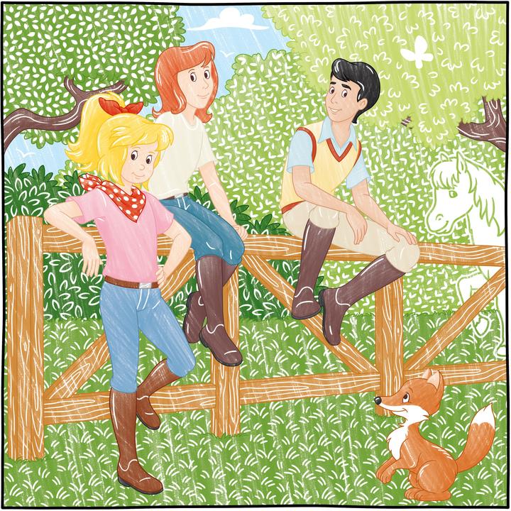 Image du produit frechverlag:Papier magique livre de coloriage Bibi &