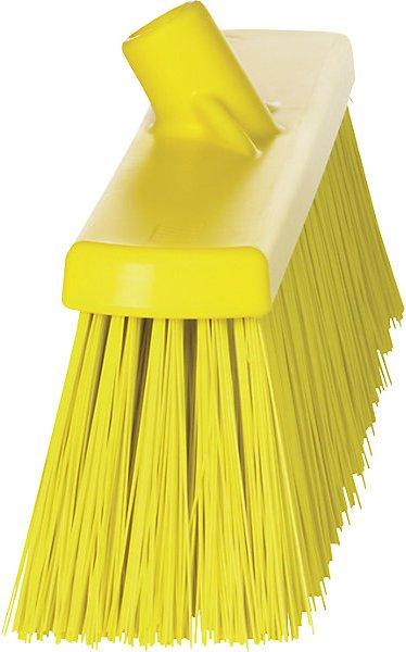 Actual product image Fincke Broom, width 530 mm, extra hard, pack of 4, yellow. (4 pcs.)
