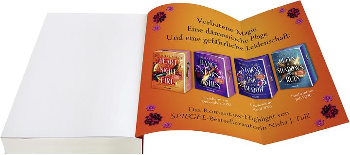 Produktbild Heart of Night and Fire (Deutsch, Nisha J. Tuli, Paula Telge, 2025)