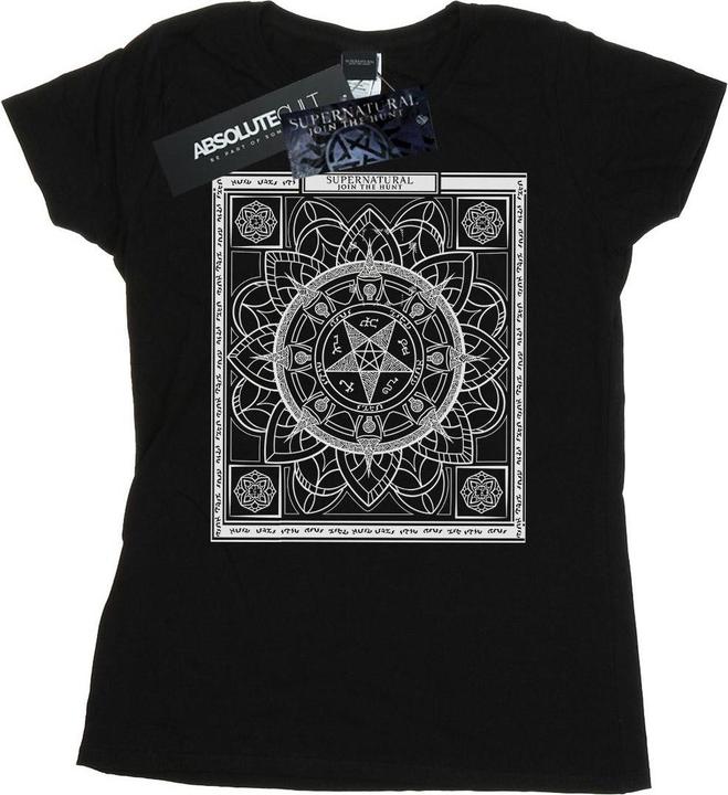 Immagine prodotto Supernatural Pentagram Pattern Maglietta Donna (L)