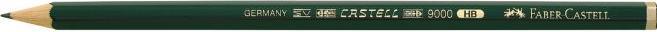 Productafbeelding CASTELL 9000 potloden HB groen 12 st. (HB, 12x)