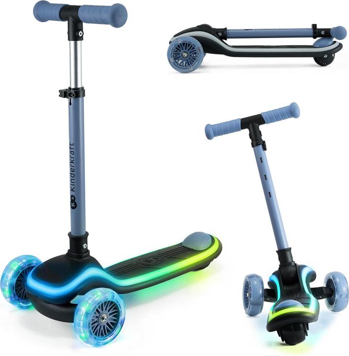 Actual product image KinderKraft scooter RAKET BLUE