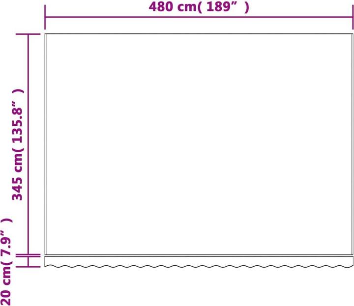 Image du produit VidaXL A–Zlem (3.45 m)