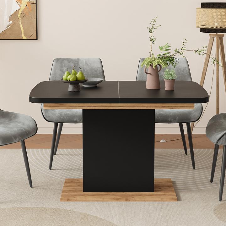 Produktbild Vicco Esszimmertisch Fenaro mit offenen Fächern (120 x 120 x 77.30 cm)