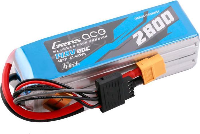 Produktbild Gens Ace G-Tech Soaring 2800mAh 14.8V 60C 4S1P LiPo XT60 (14.80 V, 2800 mAh)