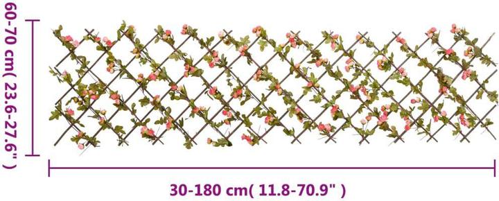 Produktbild vidaXL Rankgitter mit künstlichem Efeu