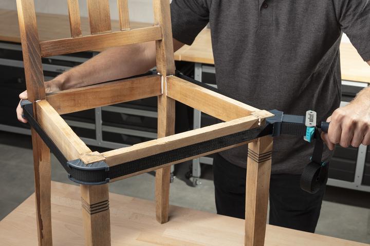 Produktbild wolfcraft 1 Rahmen-Bandspanner m. 4 Spannbacken 4m