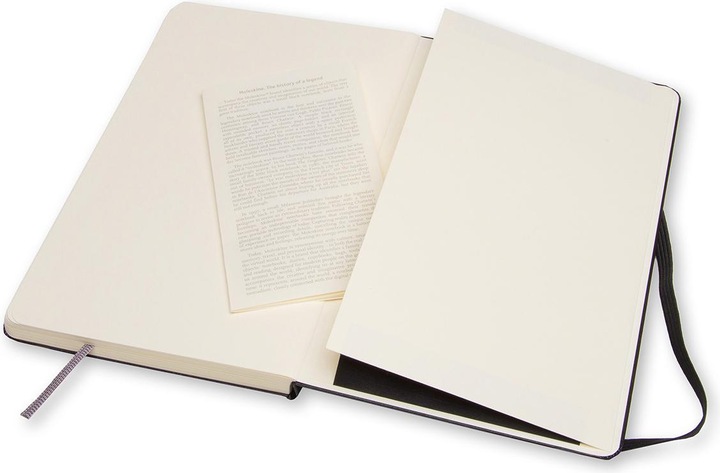Actual product image Moleskine Sketchbook (13 x 21 cm, Plain, Hardcover)