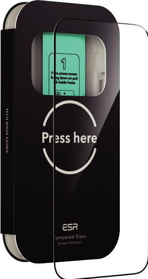Produktbild ESR UltraFit Classic Screen Protector, for iPhone 17 Pro (1 Stück, Apple iPhone 17 Pro)