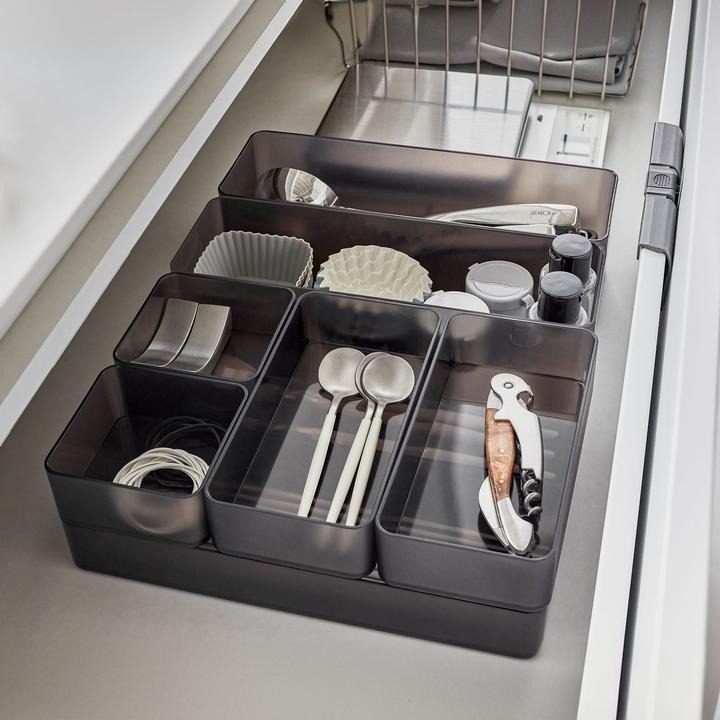 Actual product image Yamazaki Stackable organiser L (set of 2) TOWER