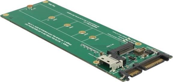Produktbild Delock Konverter U.2 SFF-8654 oder SATA zu 1 x M.2 Key M Slot