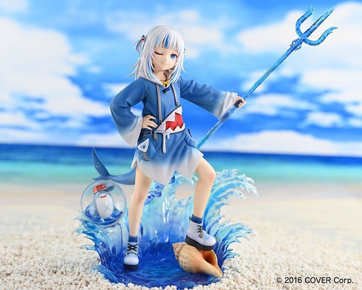 Actual product image Design Coco Hololive Production statuette PVC 1/7 Myth Gawr Gura 24 cm