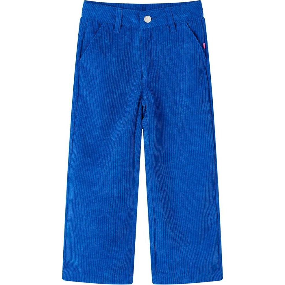 VidaXL, Jungen, Hosen, Kinderhose Cord Kobaltblau 128,Material: 90 % Polyester. 7, Blau, (128)