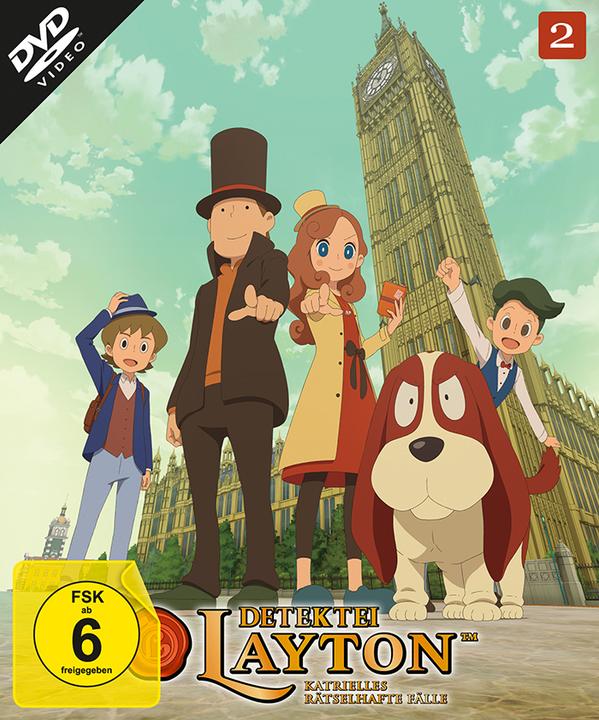 Immagine prodotto Layton Detective Agency - I casi misteriosi di Katrielle: Volume 2 (2 DVD) (DVD, Giapponese, Tedesco)