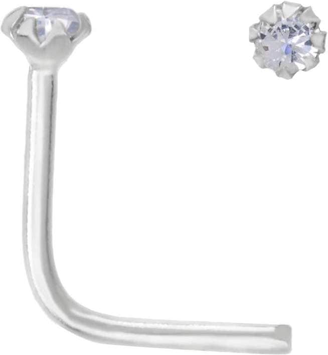 Produktbild Bijouteria Nasenpiercing (Kristall, Silber 925)