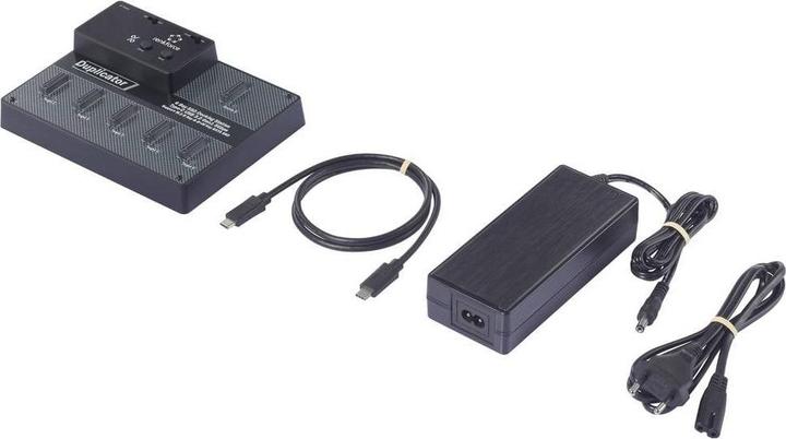 Actual product image Renkforce RF-6BDS-350 5fach Festplatten-Kopierstation M.2 SATA 6 Gb/s, USB-C®