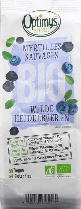 Produktbild Optimys Wilde Bio Heidelbeeren (180 g)
