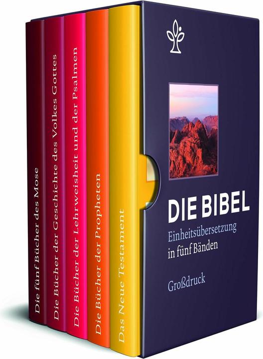 Immagine prodotto Die Bibel. Einheitsübersetzung in fünf Bänden (Tedesco, Associazione Biblica Cattolica, 2017)