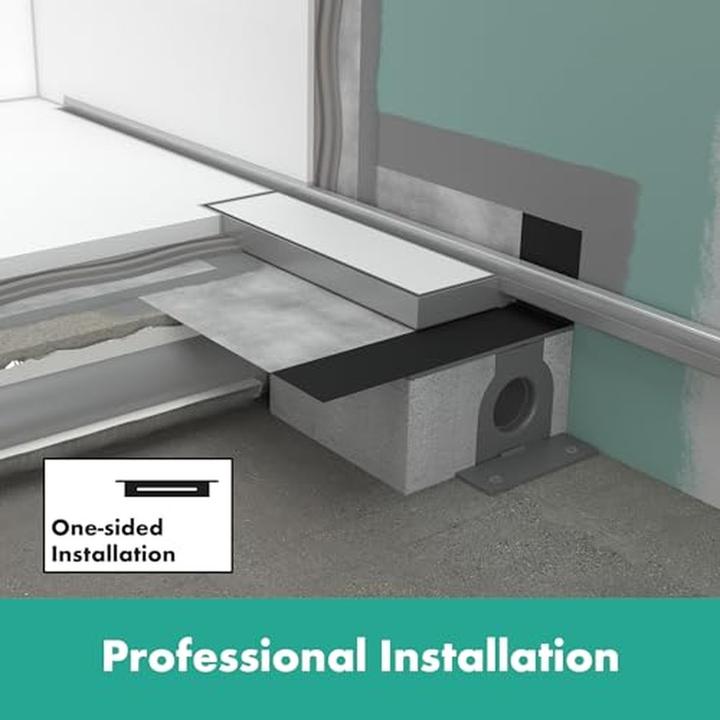 Produktbild hansgrohe RainDrain Minimalistic Fertigset Duschrinne 1000, 56222000 (1000 mm)