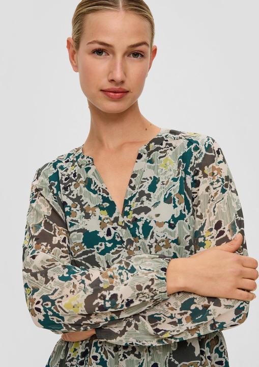 Actual product image s.Oliver Bluse Bluse mit All-over-Print (40)