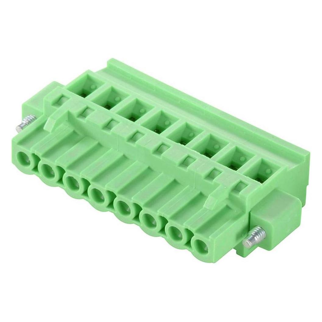 Weidmüller Buchsengehäuse-Kabel Polzahl Gesamt 3 Rastermass 5.08 mm 2647720000 90, Kabels + Stekkers, Groen