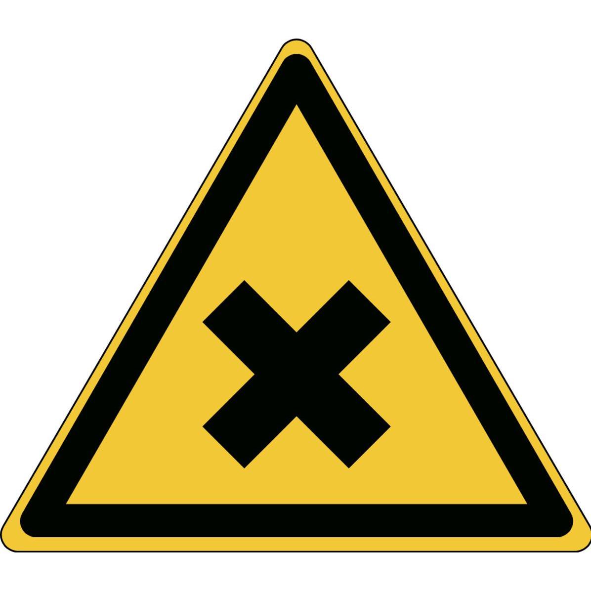 Brady PIC 321-TRI 100-B7527, Warnschilder - Warnung vor gesundheitsschädlichen Stoffen (223447)