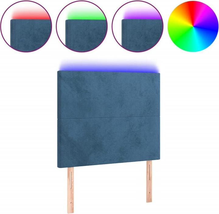 Image du produit vidaXL LED Kopfteil (80 x 5 x 128 cm)