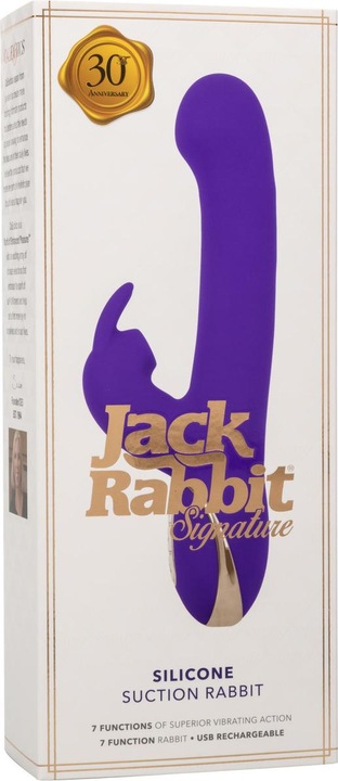 Produktbild CalExotics Jack Rabbit Vibrator & Stimulator 7 Vibrationen Und Saugmodus Blau
