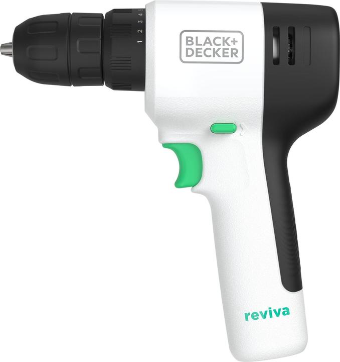 Actual product image Black & Decker BLACK+DECKER reviva cordless drill driver REVDD12C (Rechargeable battery operated)