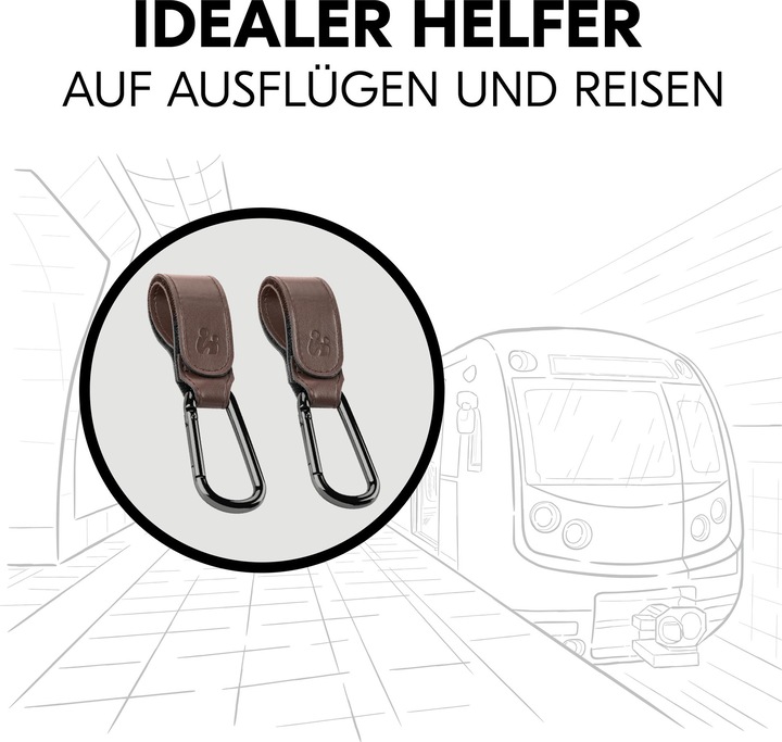 Actual product image Hauck Fastening hooks