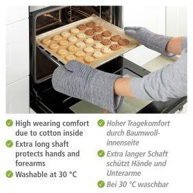 Produktbild Wenko Küchenhandschuh Ada Stripes (Baumwolle, Silikon, Viskose)