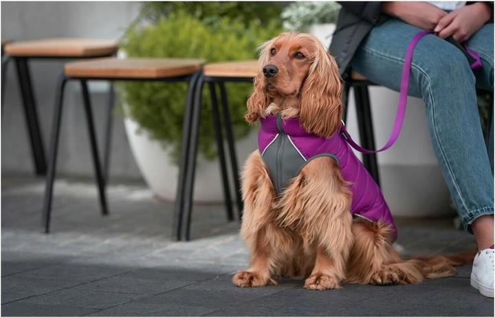 Produktbild Red Dingo Hundemäntelchen Puffer 50 cm Rosa/Lila (Hundemantel)