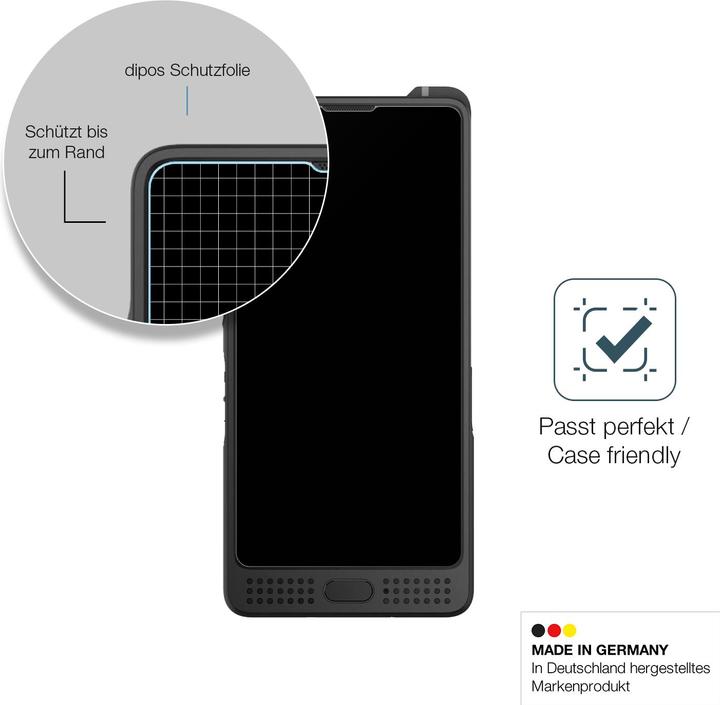 Actual product image Dipos Anti-Shock Screen Protector Matte (1 Piece, Sonim XP10)