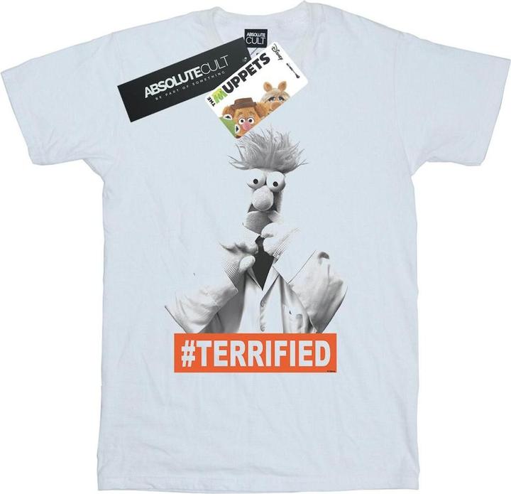 Immagine prodotto Disney The Muppets Beaker Terrified Maglietta Uomo (4XL)