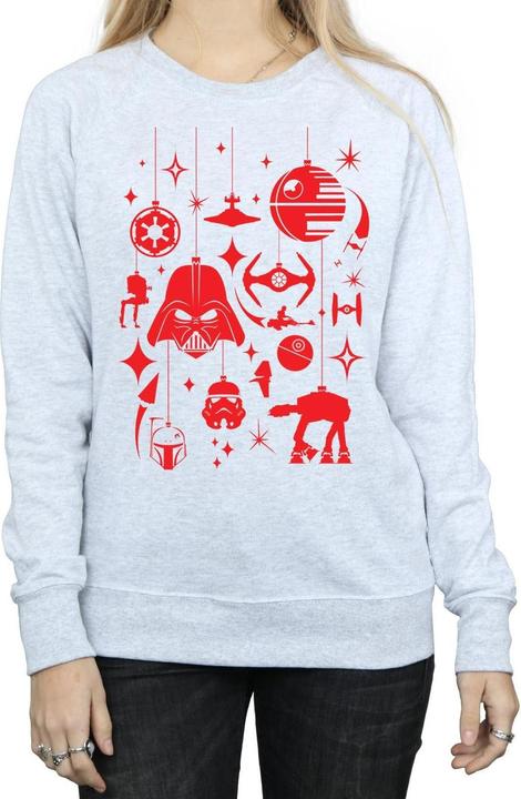 Immagine prodotto Star Wars Christmas Decorations Felpa Donna (M)