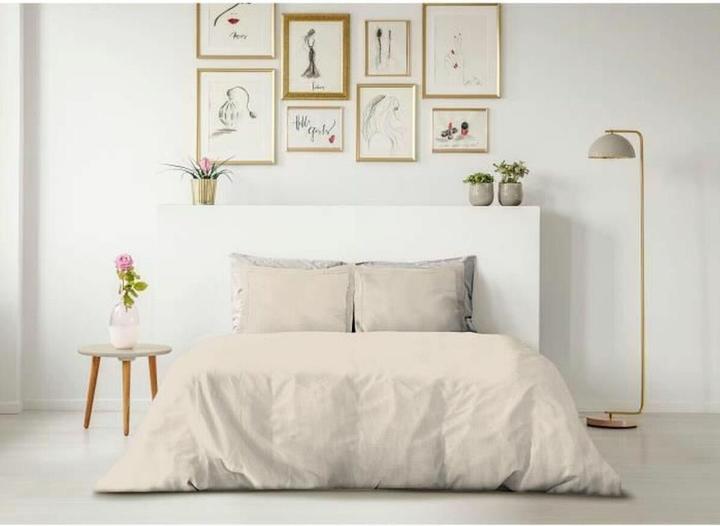 Produktbild Lovely Home Bettbezug-Set Creme 220 x 240 cm (Bettwäsche Set, 220 x 240 cm)