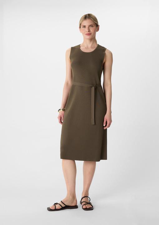 Immagine prodotto Comma Kleid Geripptes Midikleid mit Bindegürtel (34)