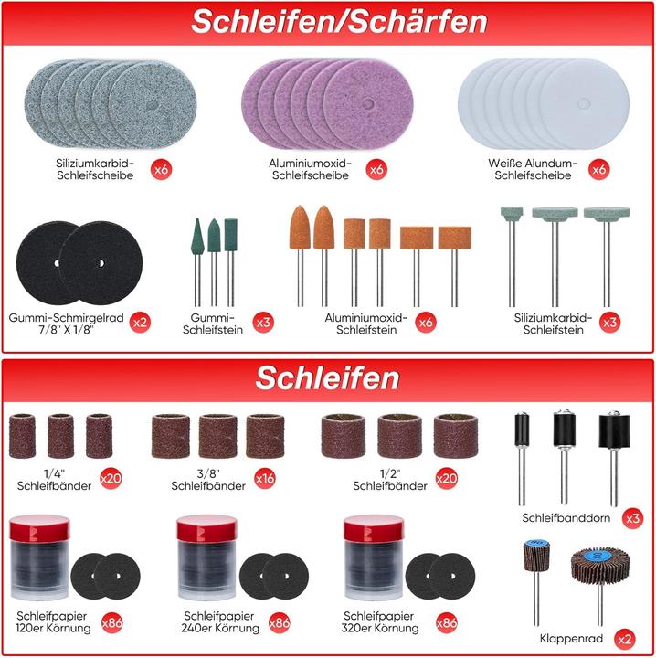 Actual product image Shall Multifunktionswerkzeug Zubehörset