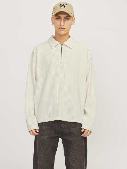 Immagine prodotto Jack & Jones Jorrick Plisse Sweat Zip Split Polo Ln (XL)